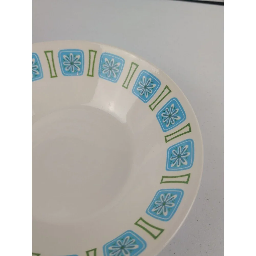 VTG Style House Ironstone Nordic Retro Serving Bowl 9.5 Inch  MCM
